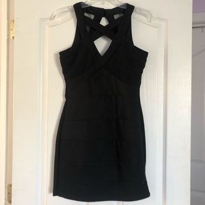 Crystal Doll Black Bodycon Dress